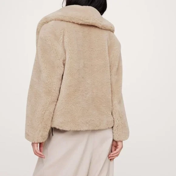 Banana Republic Sherpa Jacket Coat Faux Fur